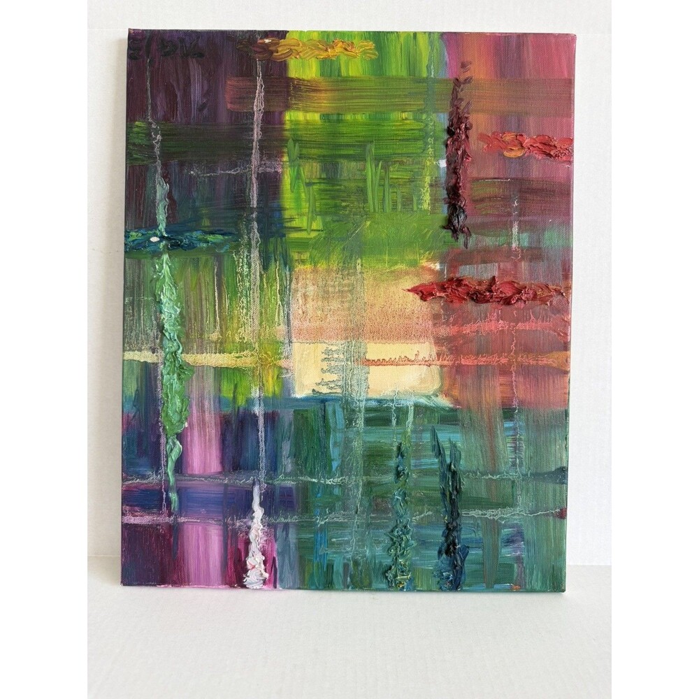 Original Acrylic Painting On Canvas, 20” Tall, Abstract Painting